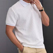 2026 Signature Ivory Knit Polo