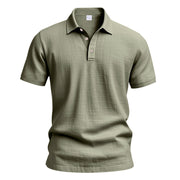Thin Mens Knit Polo
