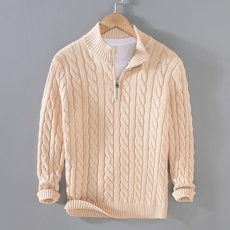 Knit Zipped Zweater
