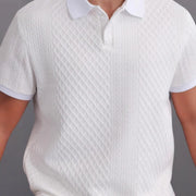 2026 Signature Ivory Knit Polo